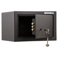 Сейф мебельный BRABIX "SF-170KL", 170х260х230 мм, ключевой замок, черный, 291142, S103BR210514 в Туле