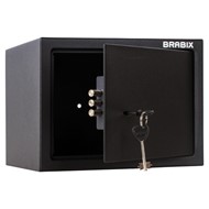 Мебельный сейф BRABIX "SF-230KL", 230х310х250 мм, ключевой замок, черный, 291146, S103BR211514 в Москве
