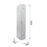 Металлический шкаф для одежды LK 11-30 в Уфе - предосмотр 6