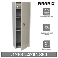 Шкаф металлический для документов BRABIX "KBS-021Т", 1253х420х350 мм, 26 кг, трейзер, сварной, 291154 в Москве